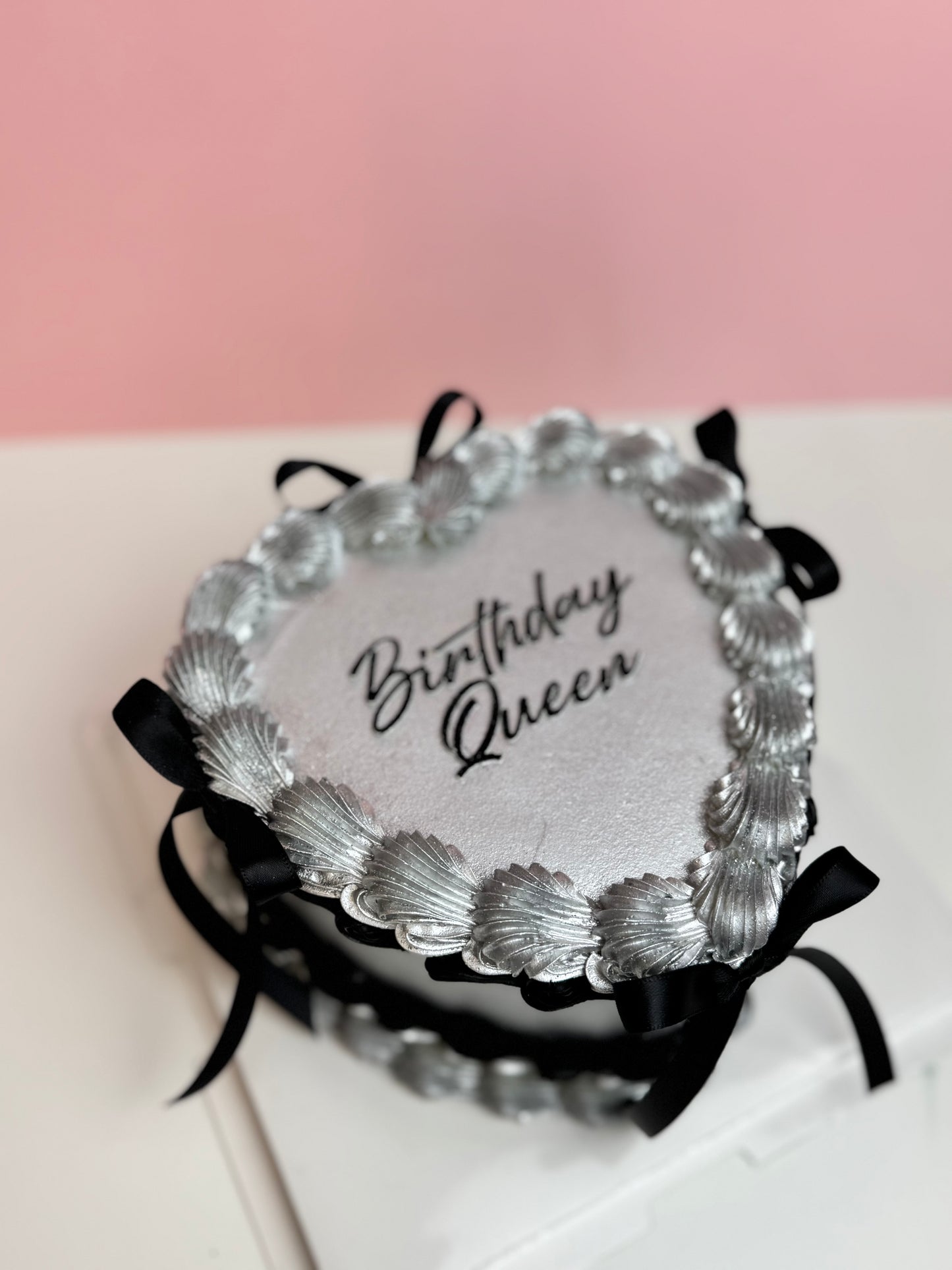 Metallic & Coquette Silver