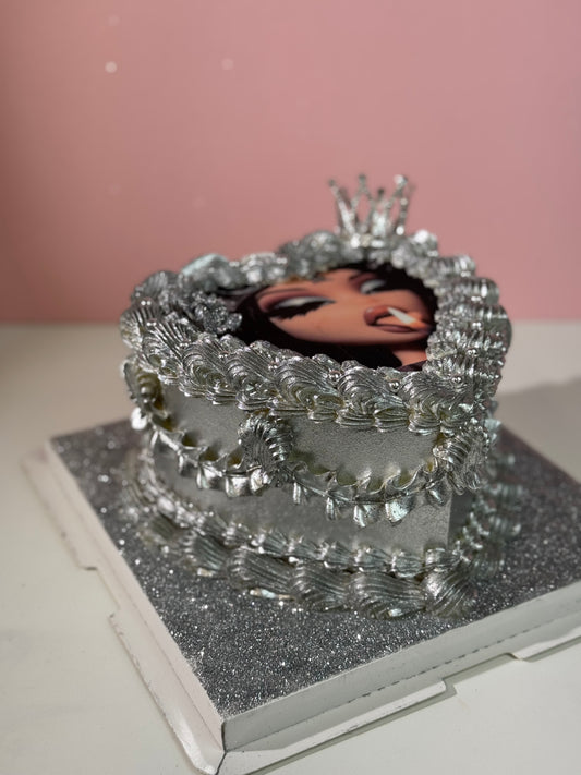 Burn double print Cake