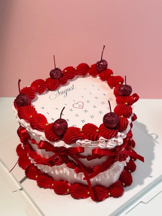 Calender CHerrys Cake