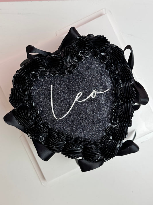 Luxury Unicolor Vintage Heart