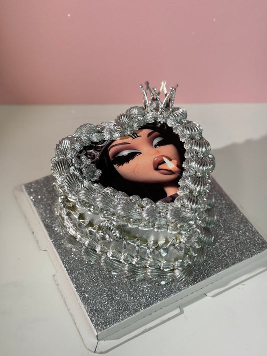 Burn double print Cake