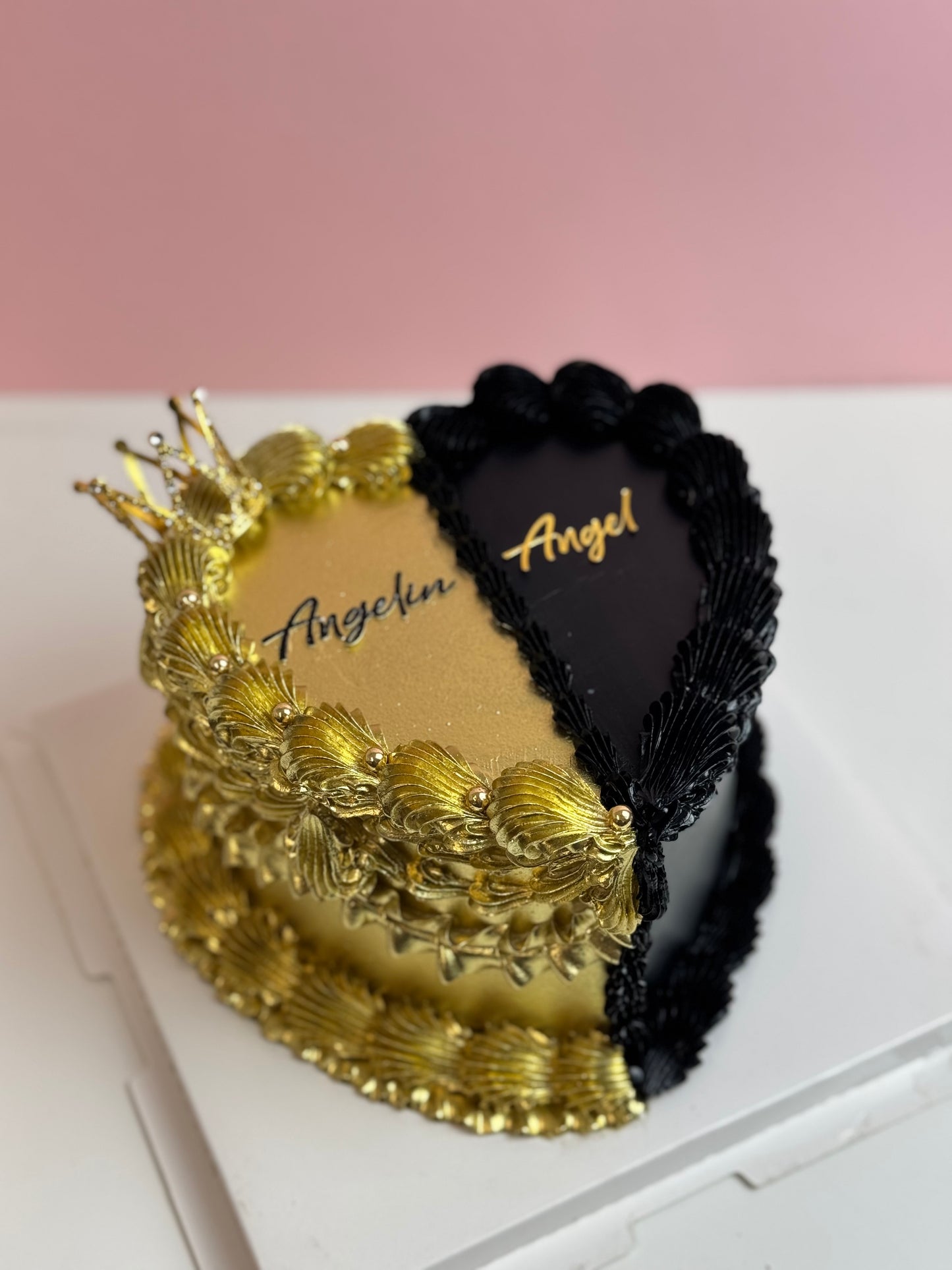 Double Metallic Cake