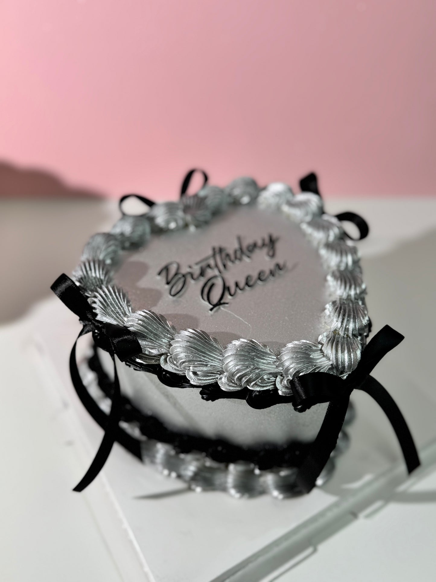 Metallic & Coquette Silver
