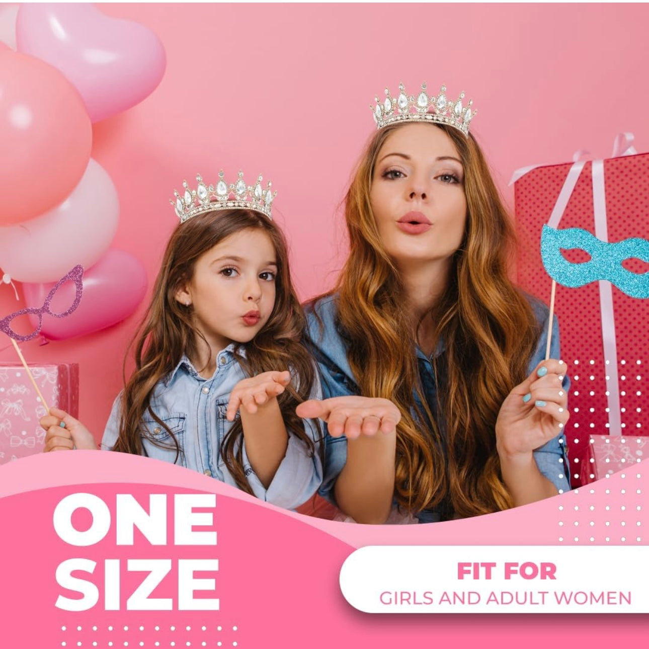 Kit Trending Crown & Glitter